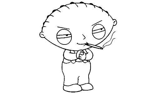 Stewie Smoking