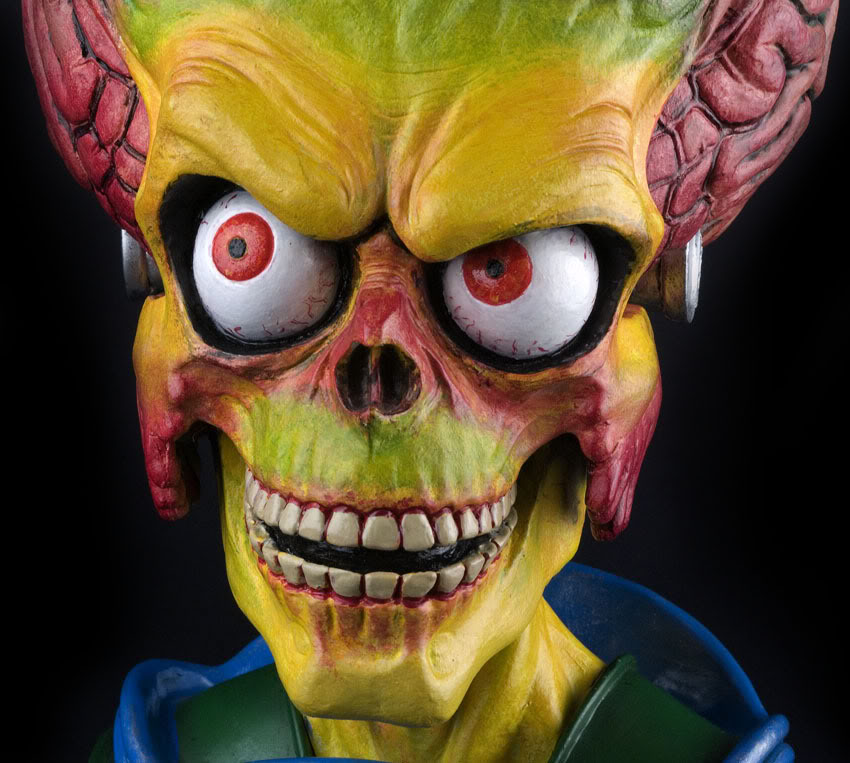 Mars Attacks Alien Car Sticker 3