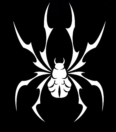 spider tribal car sticker decal