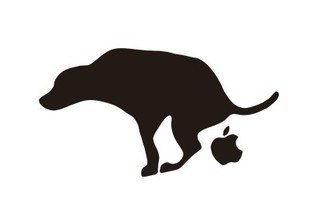 Anti Apple Skateboard Sticker