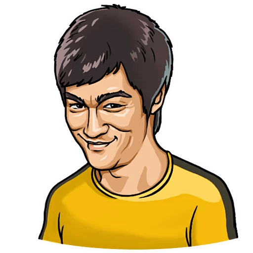 bruce dragon lee celebrity sticker_4