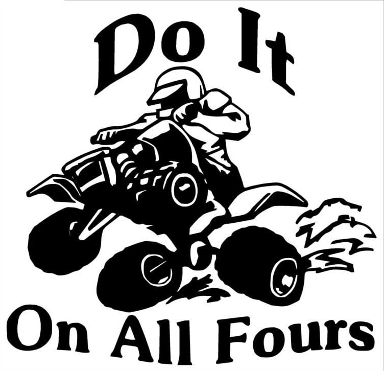 Do It On All Fours Decal
