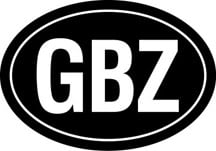 Gibraltar Oval Sticker
