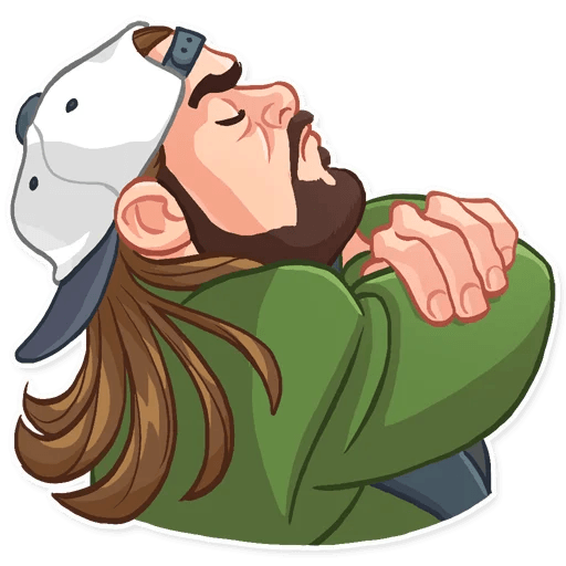 jay and silent bob funny cartoon wall sticker 12