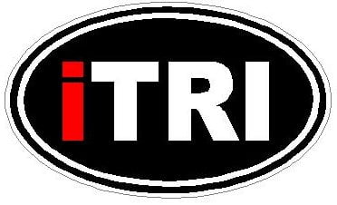 Oval Running Decals iTRI Sticker I