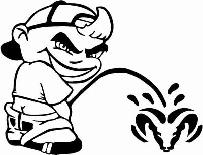 PEEON DODGE DIECUT DECAL