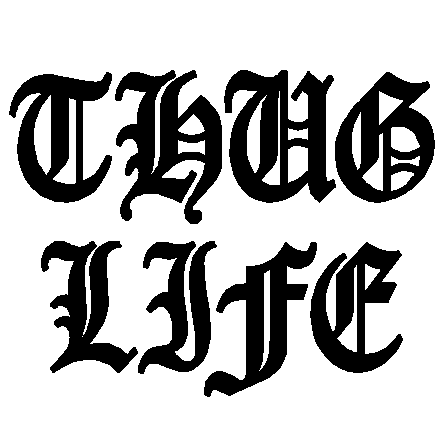 Thug Life decal - 297