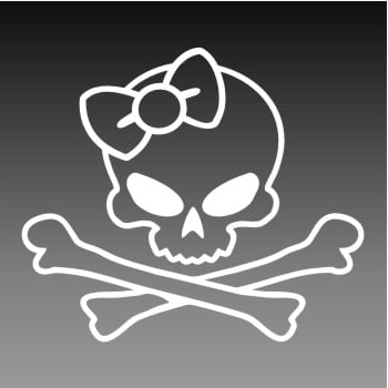 Skull Decal Sticker 22