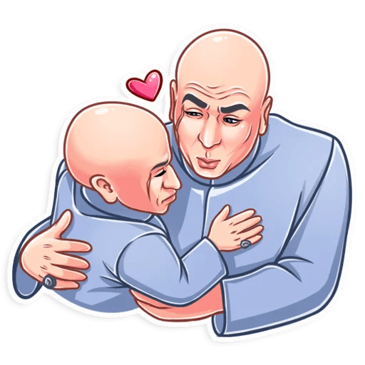 dr evil funny tv show sticker 12