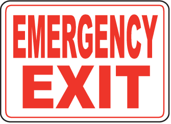 Exit Entrance Signs and Labels 01