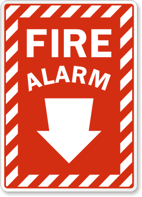 Fire Alarm Signs and Labels 01