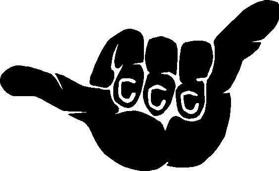 Hang Loose Vinyl Car Decal