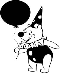 Diecut Pooh Stickers 02