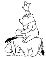 Diecut Pooh Stickers 19