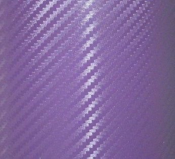 Carbon Fiber Adhesive Vinyl Sheet Decal PURPLE