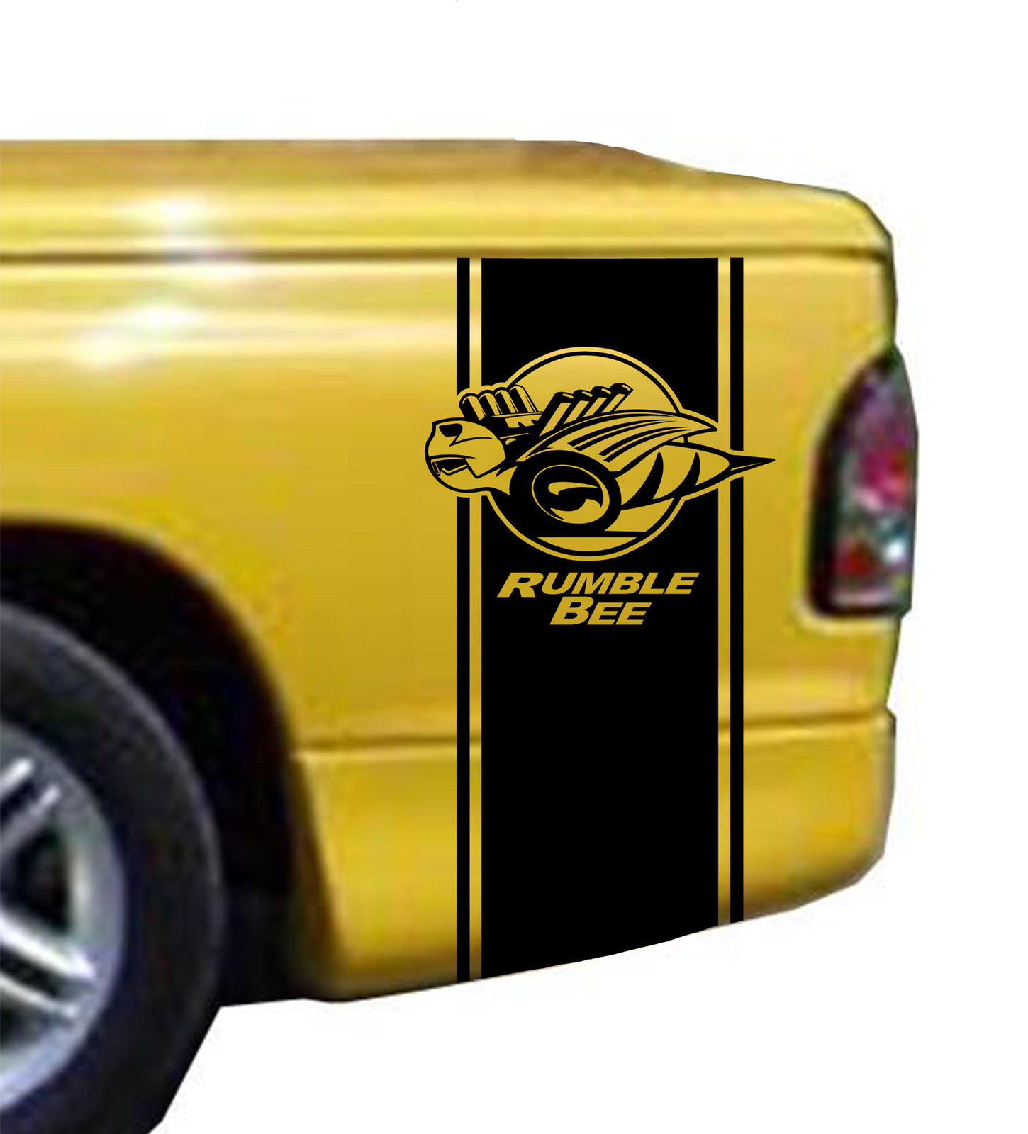 DODGE RUMBLE BEE TRUCK STRIPE COMBO DECAL KIT