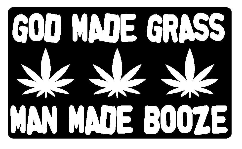God Make Grass Decal