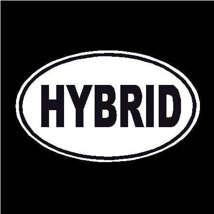 Hybrid Oval Decal