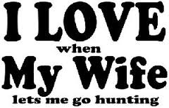I Love My Wife Diecut Hunting Decal