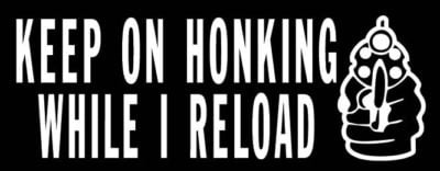 Keep on Honking Vinyl Auto Decal