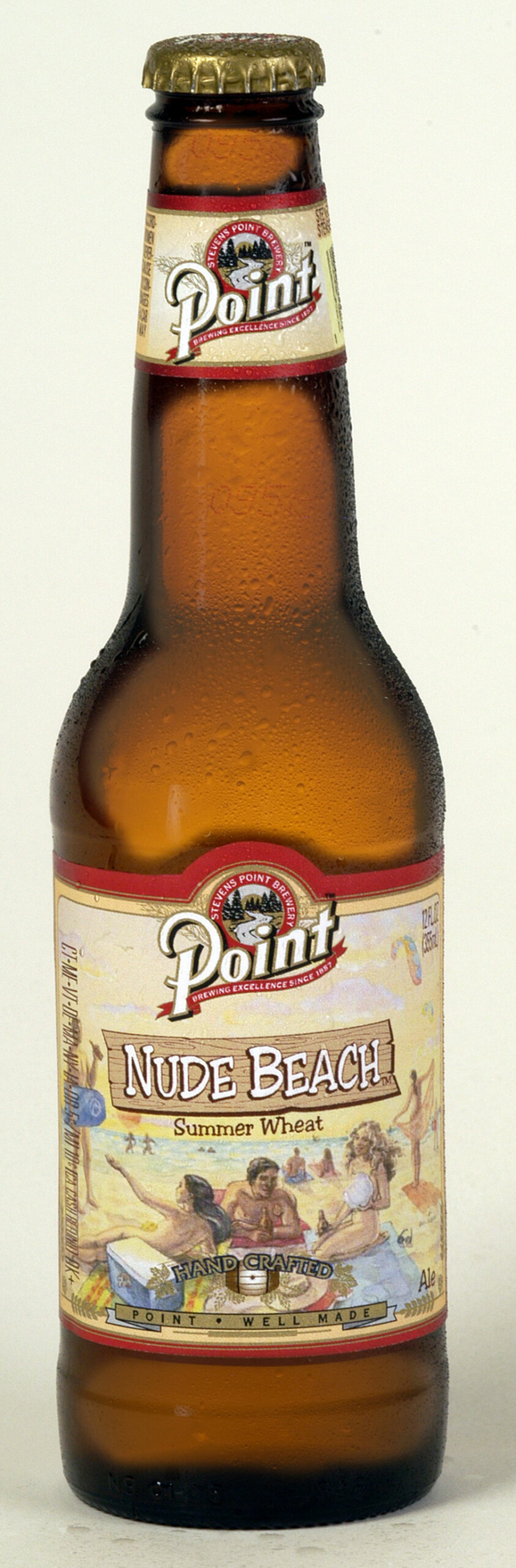 Point Nude Beach Beer Bottle Decal Sticker