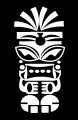 TIKI DESIGN Diecut Vinyl Decal 4
