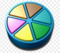 Trivial Pursuit Board game logo sticker