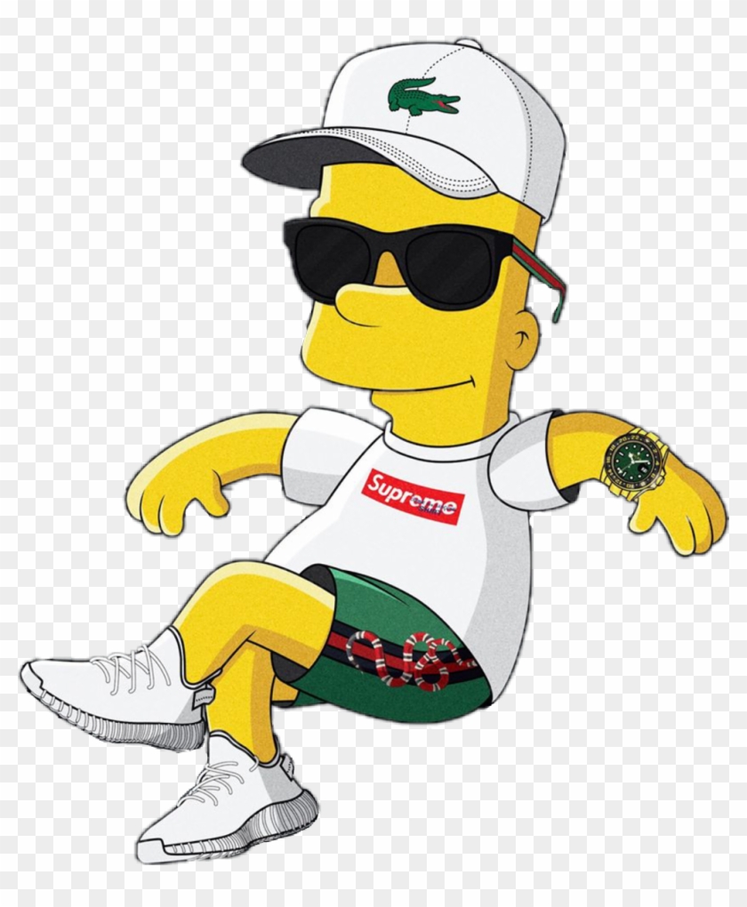 bart-simpson-supreme-STICKER