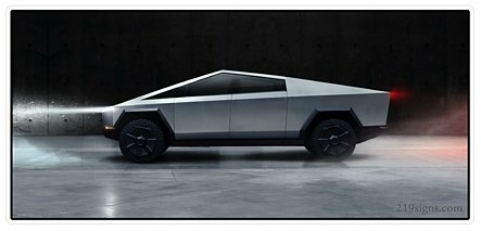 CYBERTRUCK PHOTO STICKER 14