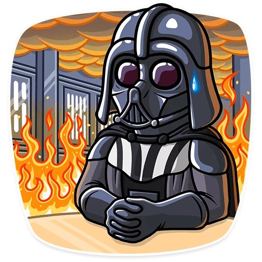 darth vader come to the dark side sticker 16