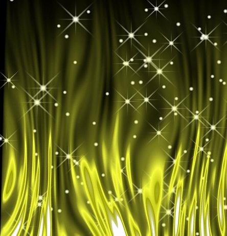 Flames Yellow Vinyl Sheet