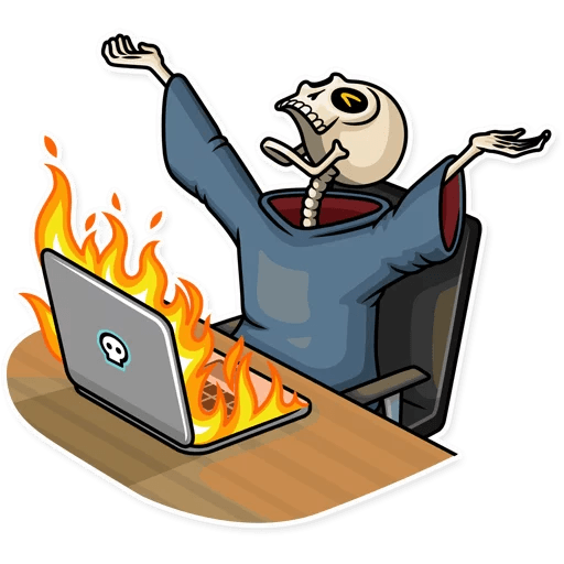 friendly death_grim reaper sticker 17