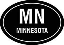 Minnesota Oval Decal