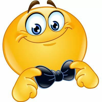 smile bowtie sticker