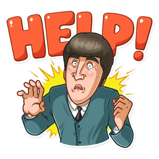 the beatles music group sticker 4