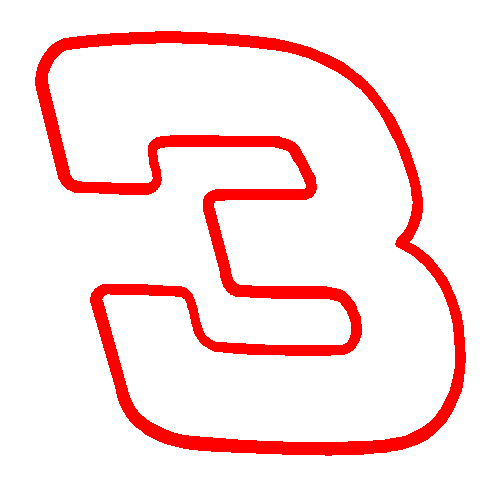 Dale #3 decal