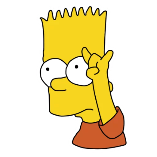 bart-simpson-BS Sticker