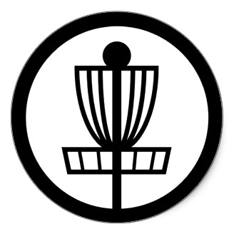 Disc Golf Goal Digital Decal 1