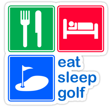 Eat Sleep Play GOLF COLOR
