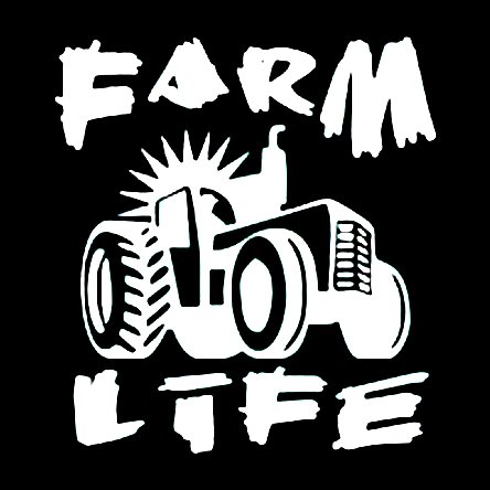 FARM LIFE DIE CUT DECAL