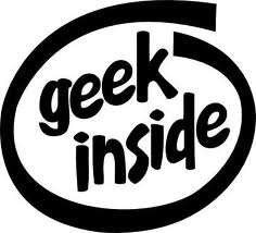 Geek Inside Diecut Vinyl Decal Sticker