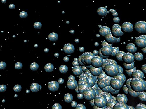 3D Stars and Space Wall Decals 25