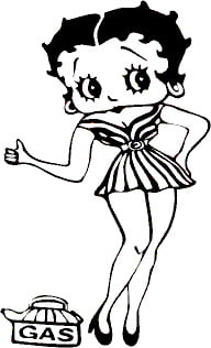 Betty Boop Decals 15