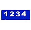 C - 6x18 Bottom Mount Reflectice Address Sign