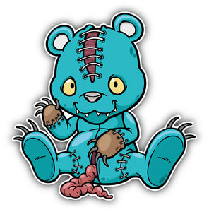 Cartoon Zombie Bear STICKER
