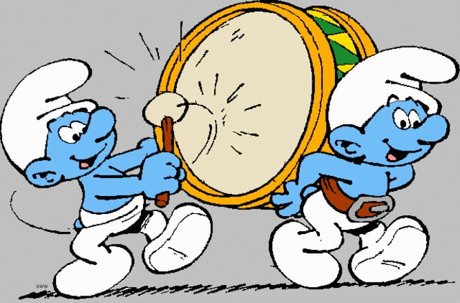 Drummer Smurfs