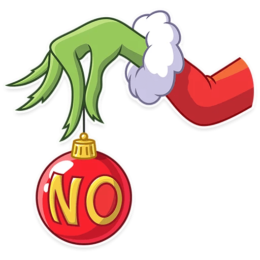 grinch stole christmas_cartoon sticker 8