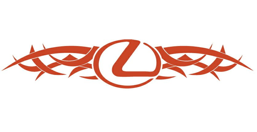 Lexus Tribal Back Auto Graphics