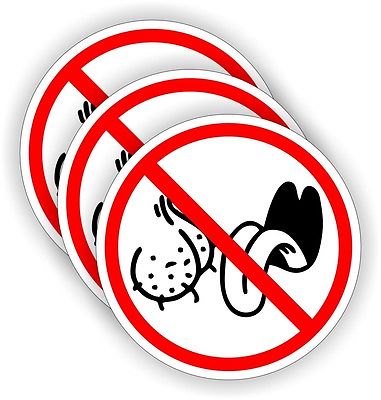 NO-BAG-LICKERS-Funny-Hard-Hat-Stickers SET OF 3