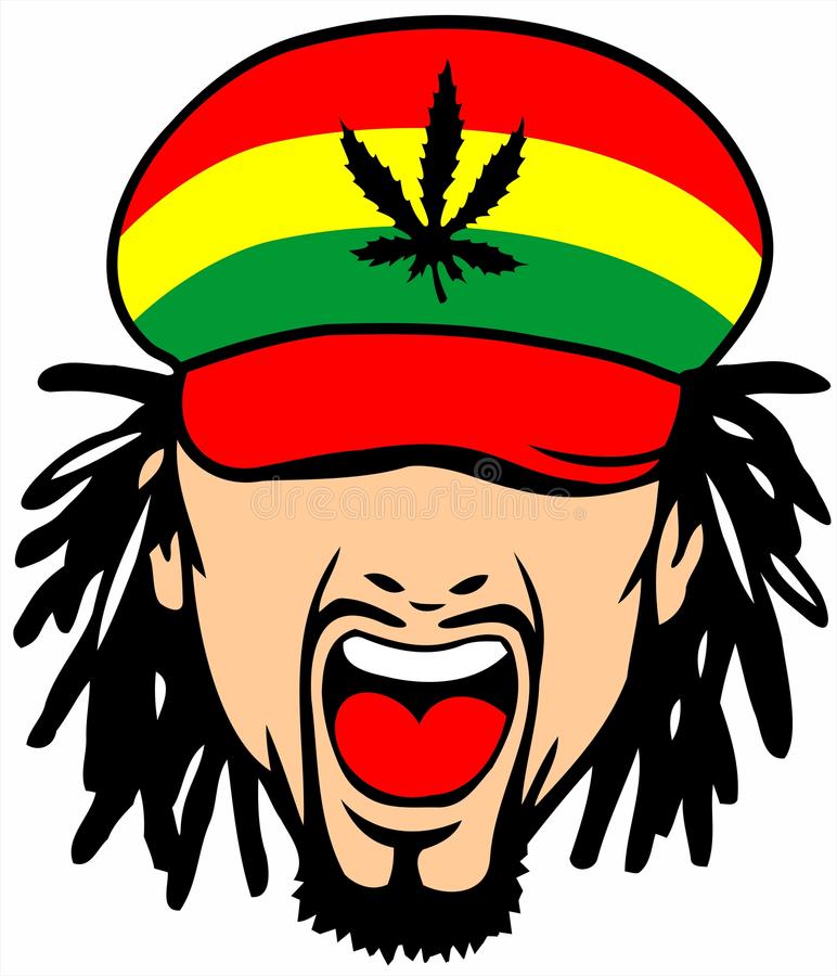 RASTA DUDE STICKER